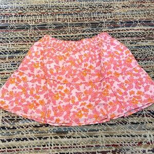 NWT Vineyard Vines Girls Printed Smocked Waist Skirt